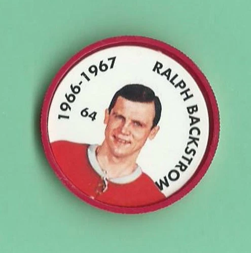 1966-67 Parkhurst 1995-96 Hockey Coin #64 Ralph Backstrom Montreal Canadiens