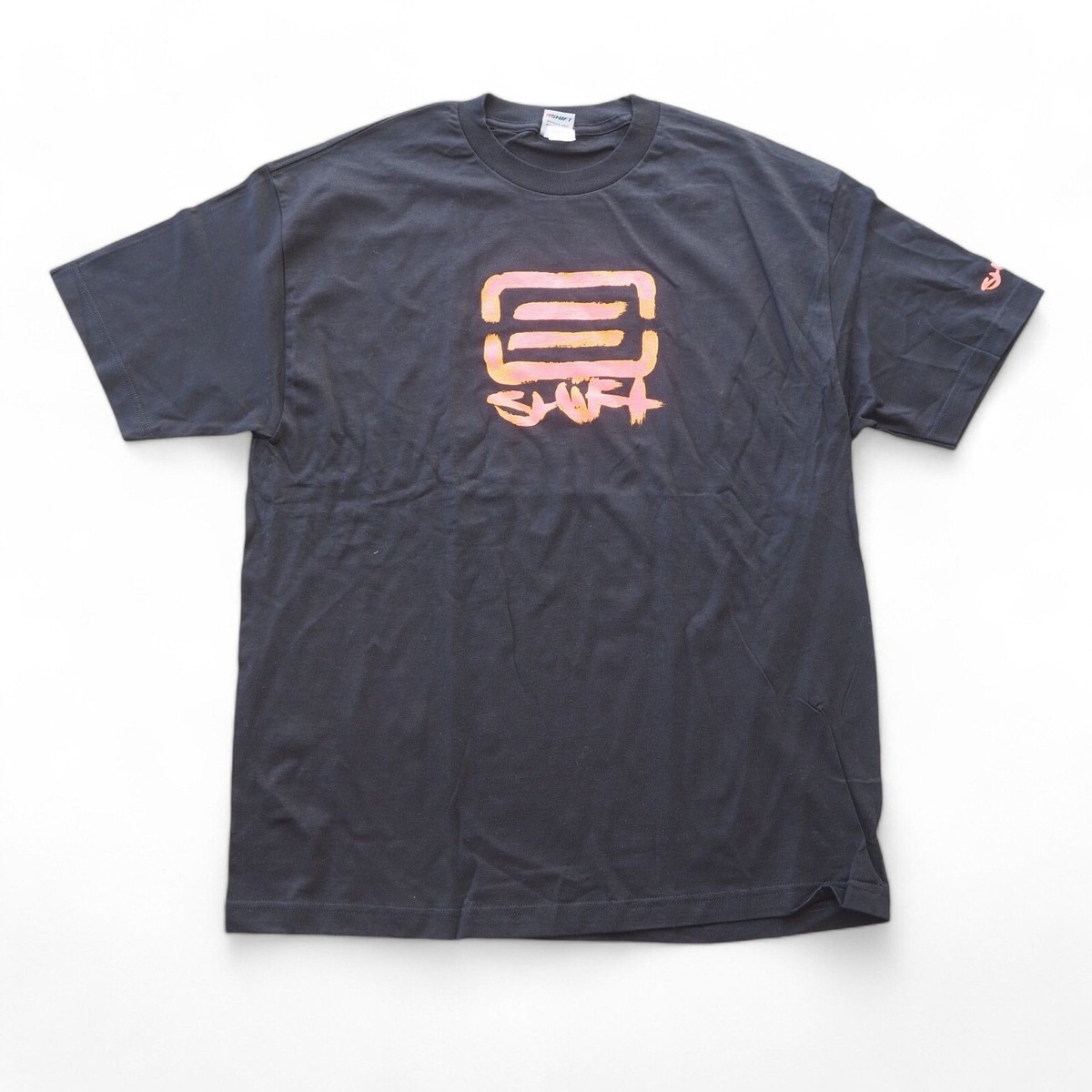 Shift Motocross Racing Vintage 90s Y2K Logo T-Shirt Black