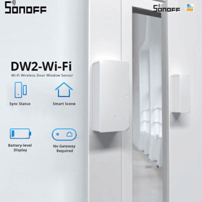 SONOFF DW2 Wifi Wireless Door Window Sensor Open/Closed Detectors e-WeLink APP