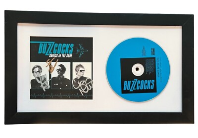 Buzzcocks Band Signed Framed CD Display Sonics in the Soul Autograph ...
