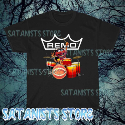 New REMO Drums Equipment Logo Men's T-shirt funny size S to 5XL