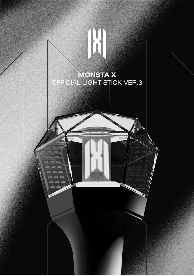 MONSTA X OFFICIAL LIGHT STICK Ver.3 with Strap+Pendant Tracking GOODS MD SEALED - Bild 2 von 4