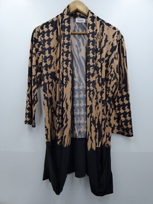 Damen Strickjacke Anonymous mehrfarbig hübsch gemustert 3/4 Arm Gr. 18