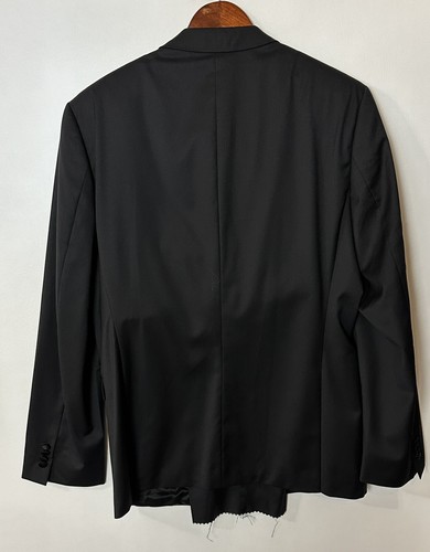 #391 Hugo Boss Halven/Gentry Slim Fit Black Tuxedo Size 44 R RETAIL $995 - Picture 6 of 12