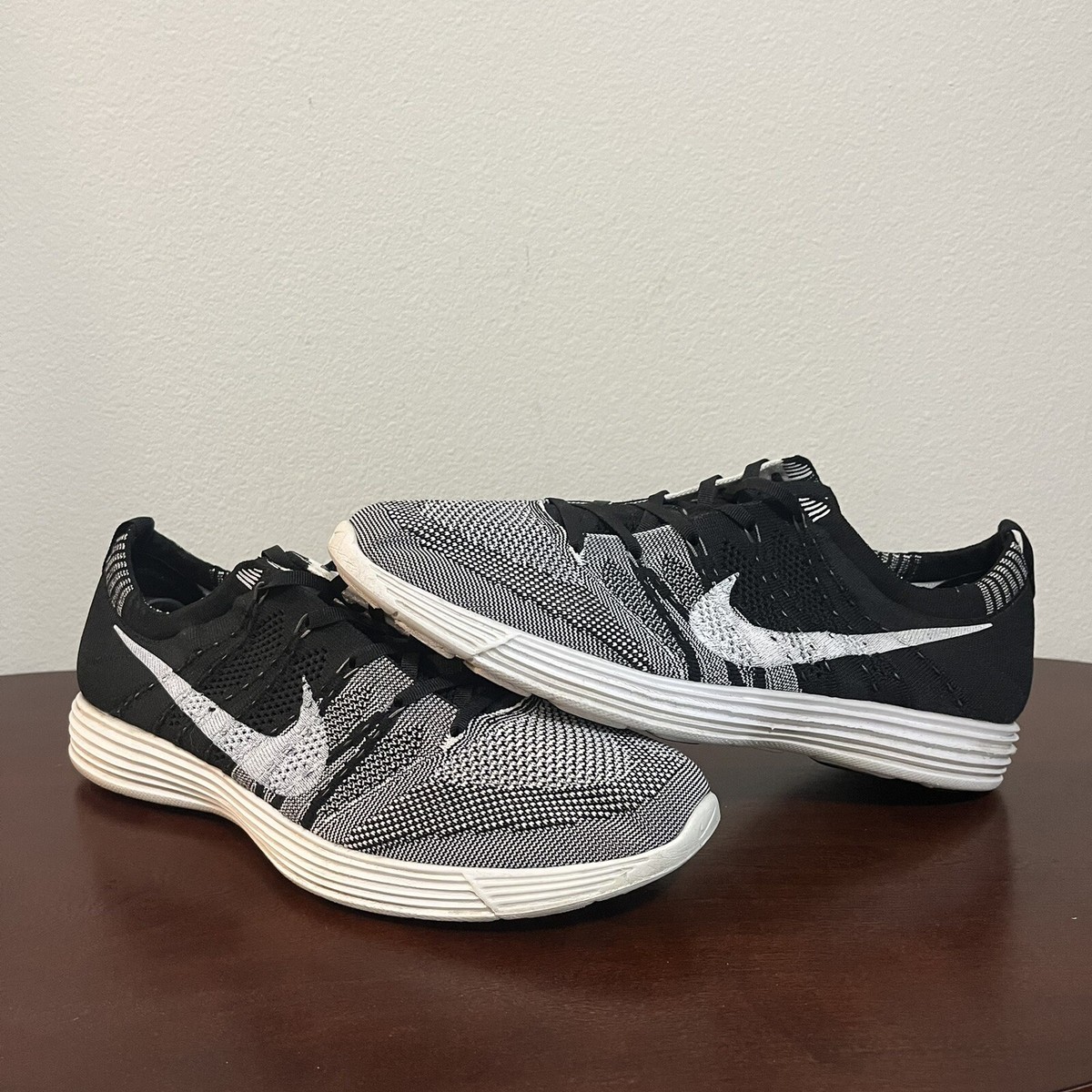 Nike Lunar Flyknit HTM NRG Oreo 535089-011 Size 13 Sample Rare