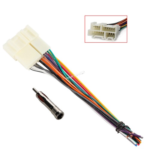 Aftermarket Radio Harness +Antenna Adapter For 9902 GMC Yukon Sierra