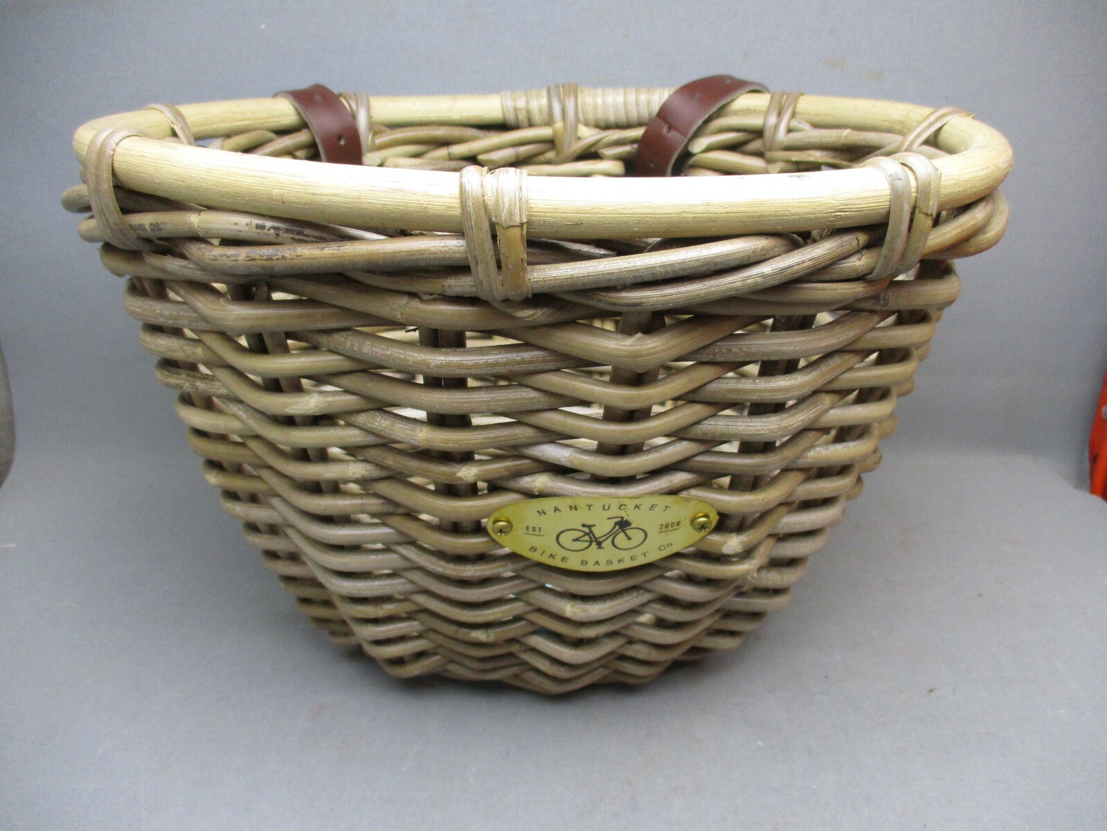 prosource style front handlebar wicker bike bicycle basket