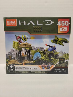 Mega Construx Bloks Halo Infinite Building Box GPT03 450 + pieces (BRAND  NEW) | eBay