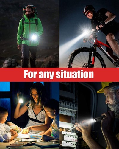 Victoper LED Flashlight 2 Pack Bright 3500 Lumens Tactical Torch High Lumens ... - Picture 7 of 7