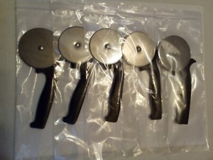 5 Pizza Cutters Used Good For Restaurant