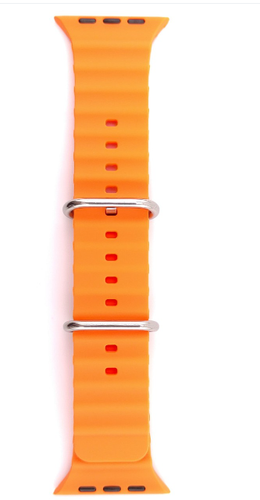 Ocean Loop Orange Sport Band for Apple Watch Ultra/SE/Series8,7,6,5,4,3,2,1 NEW - Picture 3 of 4