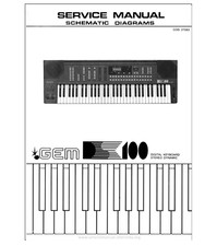 GEM DSK-100 Service Manual Repair Schematic Diagrams Schematic Schematic - PDF