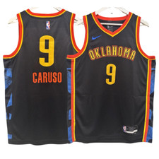 NEW MEN Alex Caruso City 9 Stitched Jersey Black