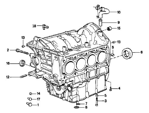 Vis moteur inox BMW K1 1000 anti-rouille pour remplacer la visserie grippée