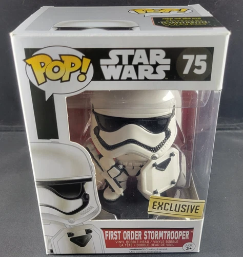 Funko Pop First Order Stormtrooper Riot Gear - Vaulted Star Wars Walgreens 75