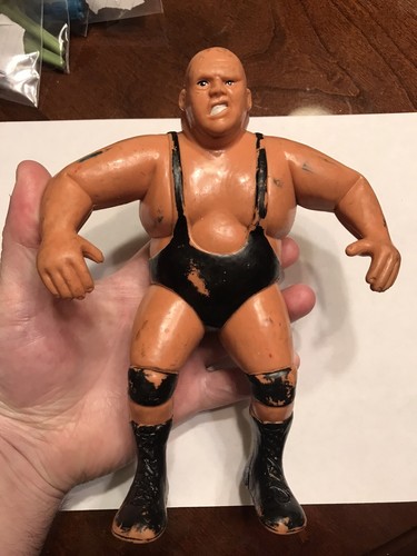 Vintage 1985 WWF King Kong Bundy LJN 8 Action Figu...