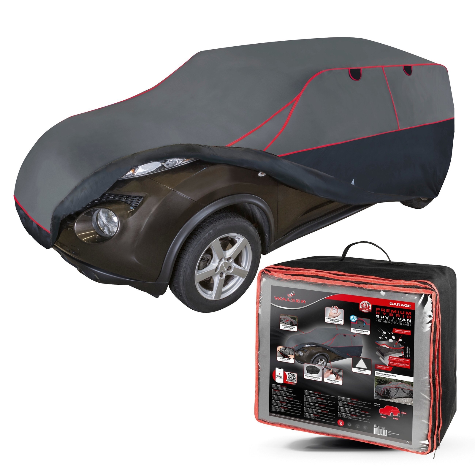 Hagelschutzplane Für SUV 5,3x2,5m - Wasserdichte Autoabdeckung Mit Wärmeschutz