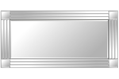 Molly Extra Large All Glass Full Length Bevelled Leaner Wall Mirror 174cm x 85cm - Picture 10 of 13