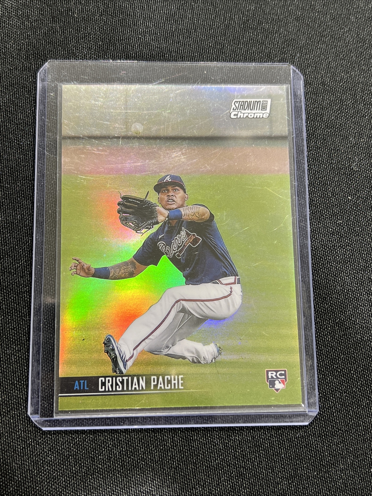 CRISTIAN PACHE 2021 Stadium Club Chrome Refractors #245 Atlanta Braves RC