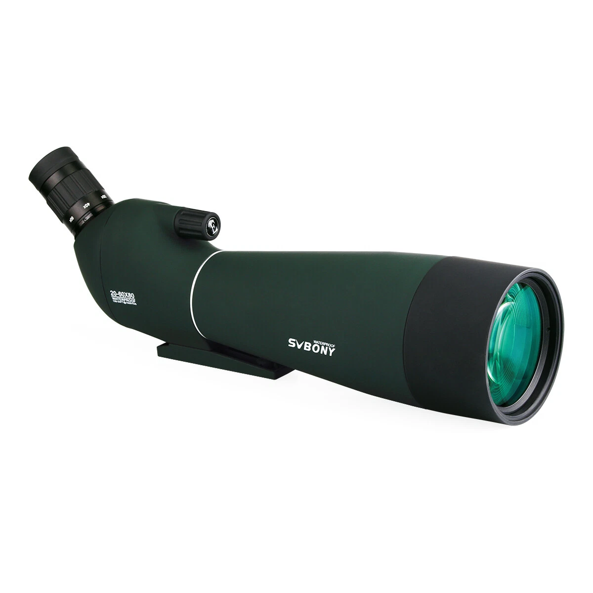 SVBONY SV28 Spotting Scope 20 60x80 Zoom Telescope Angled BAK4