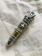 King Baby Studio .38 Bullet with Star Flag & Star Ring Pendant