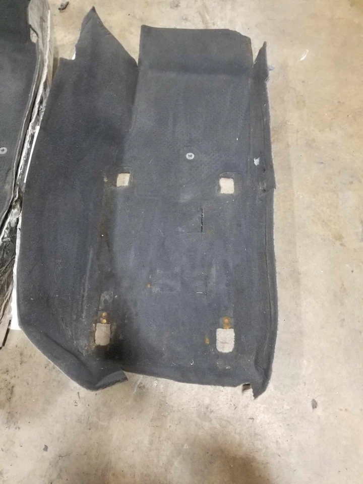 Chevrolet Corvette 2005-2013 cupé OEM C6 alfombra interior negra #71 Foto 2 de 4