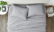 Kaycie Gray Twin XL 4PC Sheet Set Ultra Soft Microfiber - Light Gray