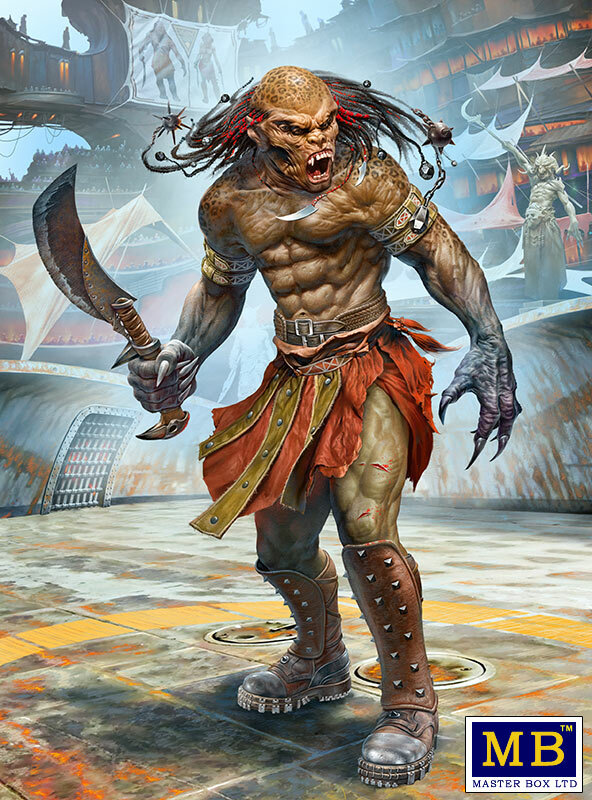 Master Box 24057 1/24 Campeón Beastoriano Chuck Nifrath Episodio III Fantasía DE