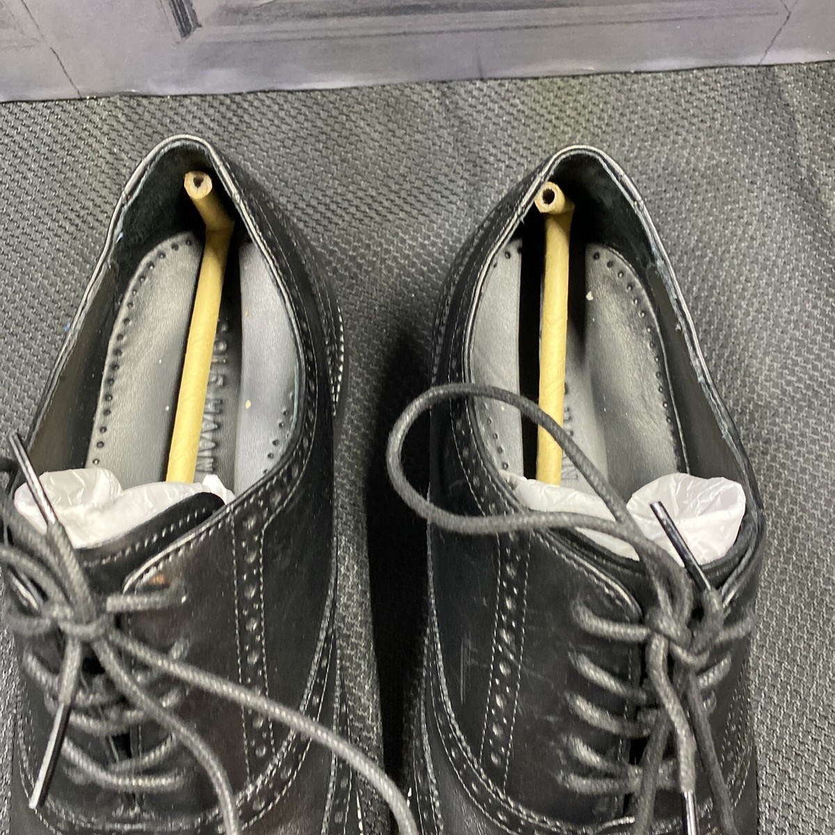 Cole Haan C12209 Williams Wing II Black Leather Wingtip Oxford