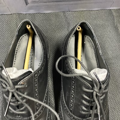 Cole Haan C12209 Williams Wing II Black Leather Wingtip Oxford