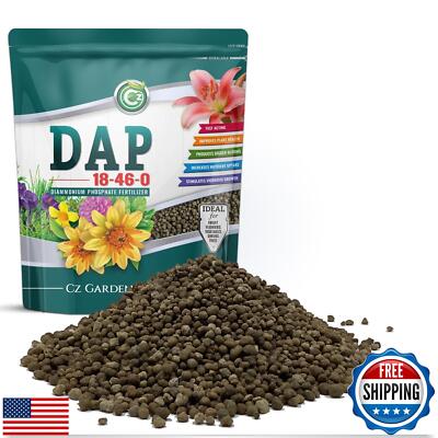 18-46-0 DAP Fertilizer - Made in USA - Nitrogen and Phosphorus Plant Food  for | eBay