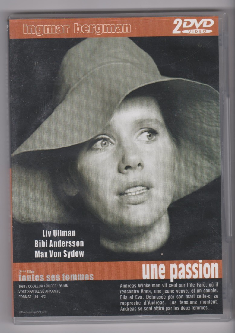DVD UNE PASSION + TOUTES SES FEMMES Ingmar Bergman