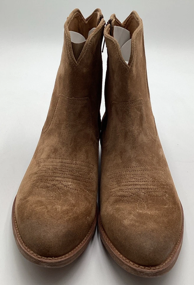 Bota Frye Austin Para Hombre Cuero Interior Cremallera Ceniza Oscura 12 D Foto 4 de 4