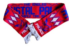 Crystal Palace FC FOOTBALL SCARF VINTAGE
