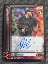2025 Topps Chrome Blake Dunn Black AUTO SSP #’d 5/10 RC Cincinnati Reds RA-BD 🔥