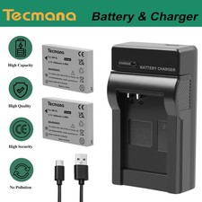 2XBbatteria 1600mAh per Canon NB-5L PowerShot SX230 HS IXUS 800 850 900 IS+Caricabatterie