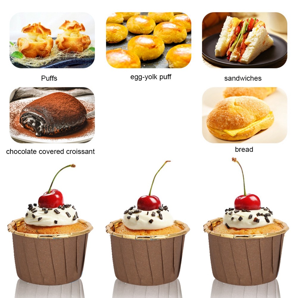 200pcs Cupcake Liners Holders Baking Cups Muffin Cases Tray Cake Mould