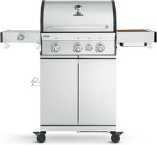 BURNHARD FRED Deluxe Gasgrill mit Grillrost Gusseisen v000271