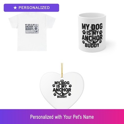 Custom Dog Pet Gift Set Shirt Mug Ornament Personalized Name Bundle