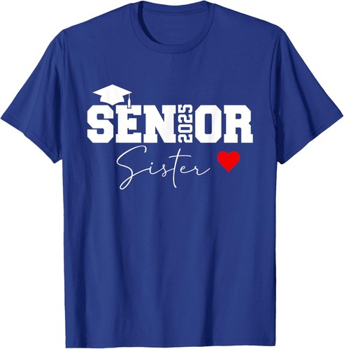 Proud sister of a class of 2025 graduate senior graduation T-Shirt Hoodie - Picture 8 of 11