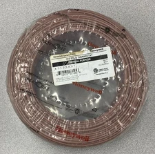 Honeywell 47158007, 18 AWG 2 Solid Conductors Thermostat Cable, Brn 500ft Spd Bg