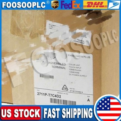 2711P-T7C4D2 New Sealed 2711P-T7C4D2 Panelview Plus 7 Terminal 1pcs US Free Tax