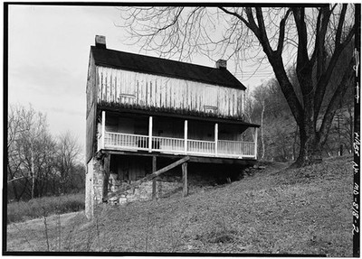 Chesapeake & Ohio Canal,Lockhouse,Oldtown,Allegany County,Maryland,MD,HABS,1