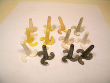 12 Vintage Roland Martin Helicopter Yellow White Glitter soft crankbait lure