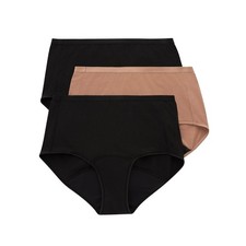 Hanes Women 3XL 3-Pack Comfort Period Brief Panties Underwear Super Leaks K28-10