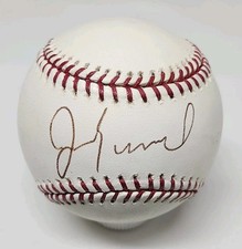 Jim Eisenreich Signed Auto Rawlings Official Major League Baseball PHILLIES