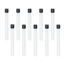 10pcs 16x150mm Glass Test Tubes, 15ml Boro Clear Propagation Tube for Plants,...