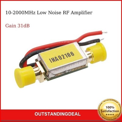 Low Noise RF Amplifier LNA Broadband 10-2000MHz   31dB INA02186   Female SZ #yr