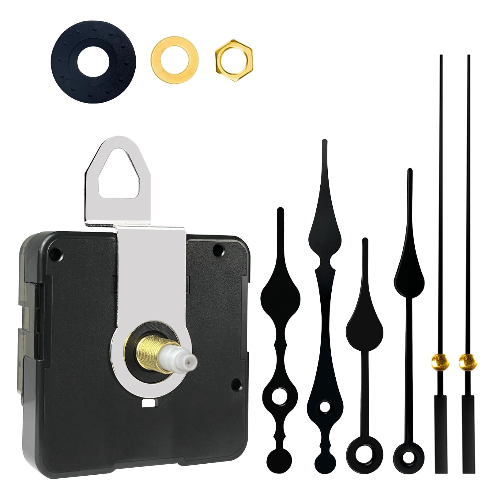Clock Mechanism Replacement Battery Operated Movement Silent Diy Wall Clock