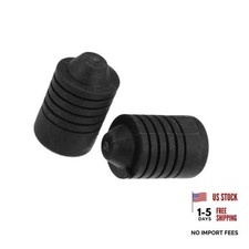 2Pcs Hood Rubber Bumper, Bonnet Spin Hood Bumper Stops Cushion Stoppers Black